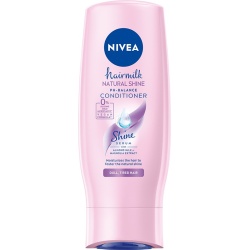Nivea Hairmilk Natural Shine łagodna odżywka wyzwalająca blask włosów 200 ml