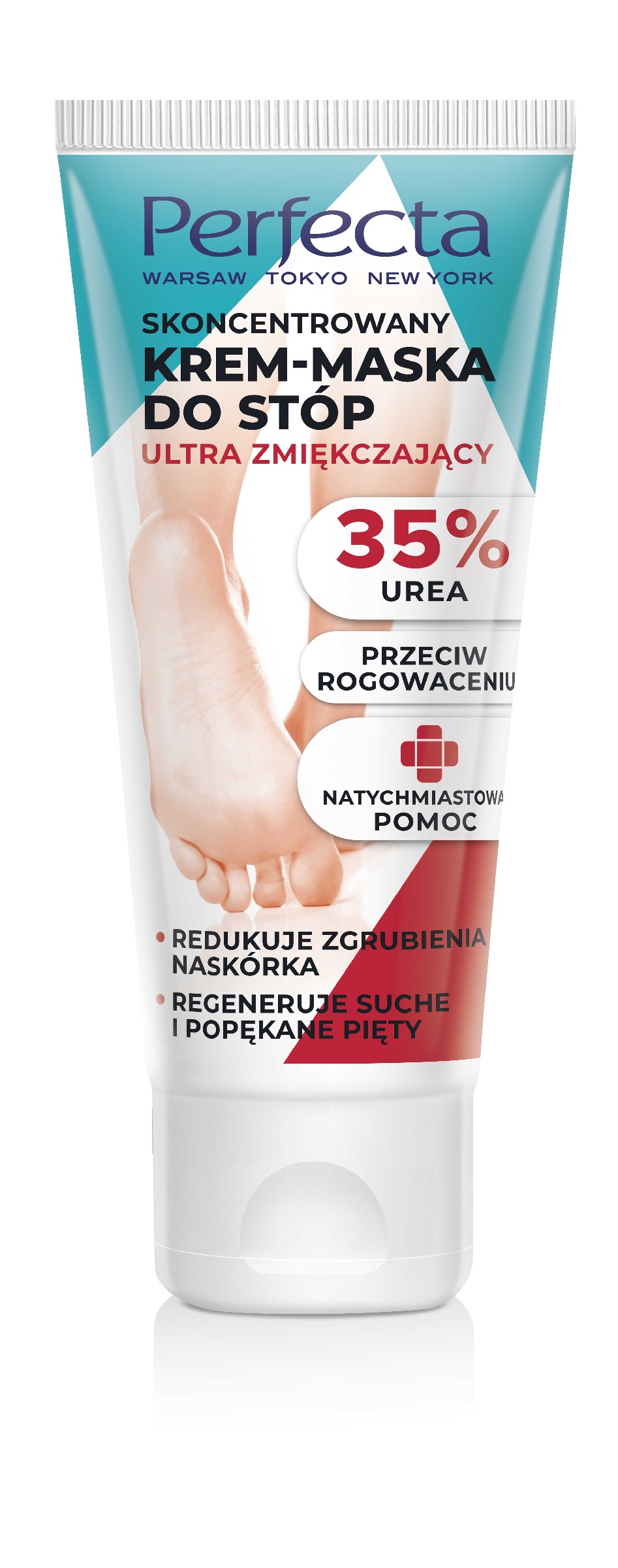 Perfecta Skoncentrowany krem-maska do stóp – ultra zmiękczający 35% UREA