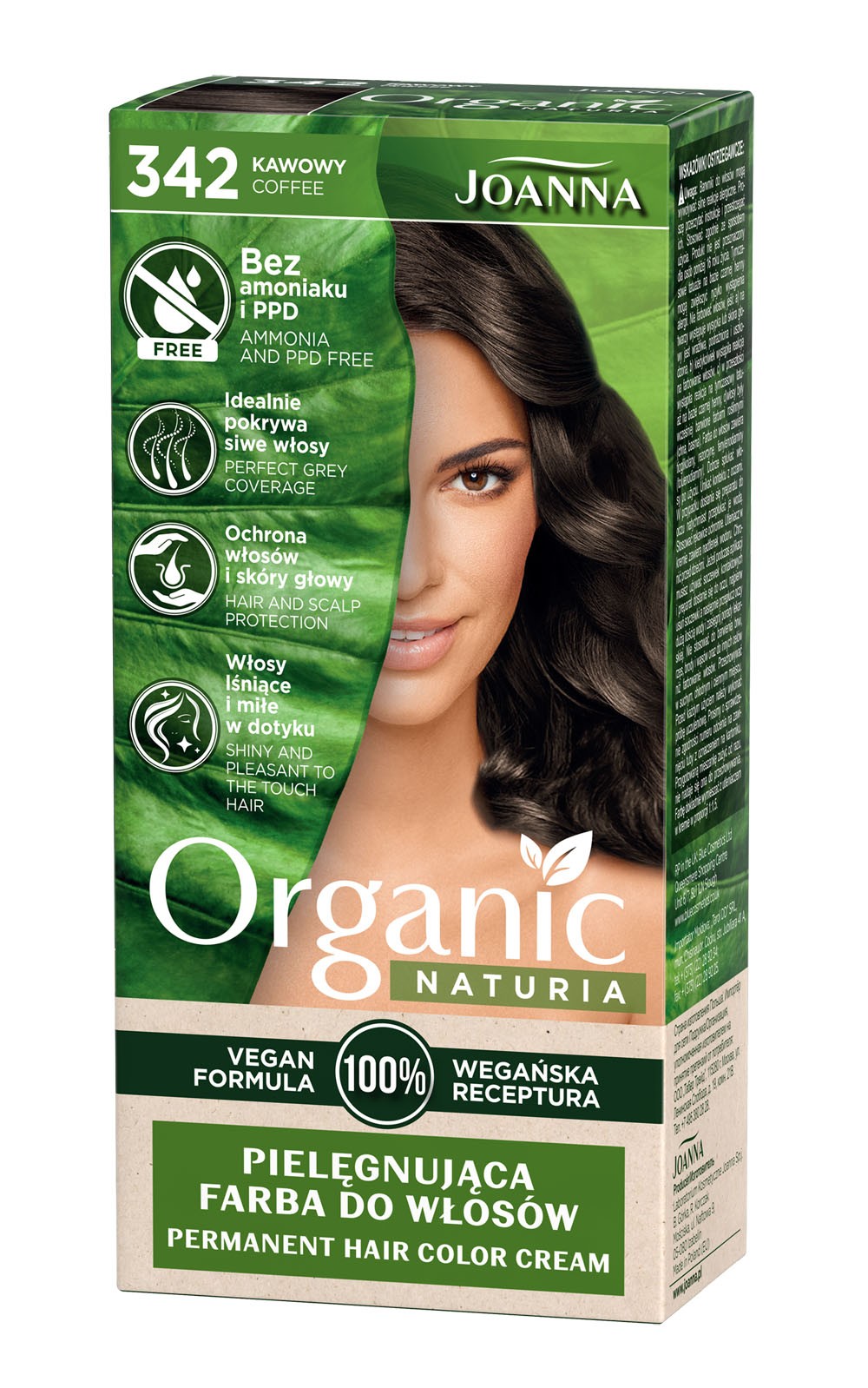 Joanna NATURIA ORGANIC Vegan Farba Kawowy 342