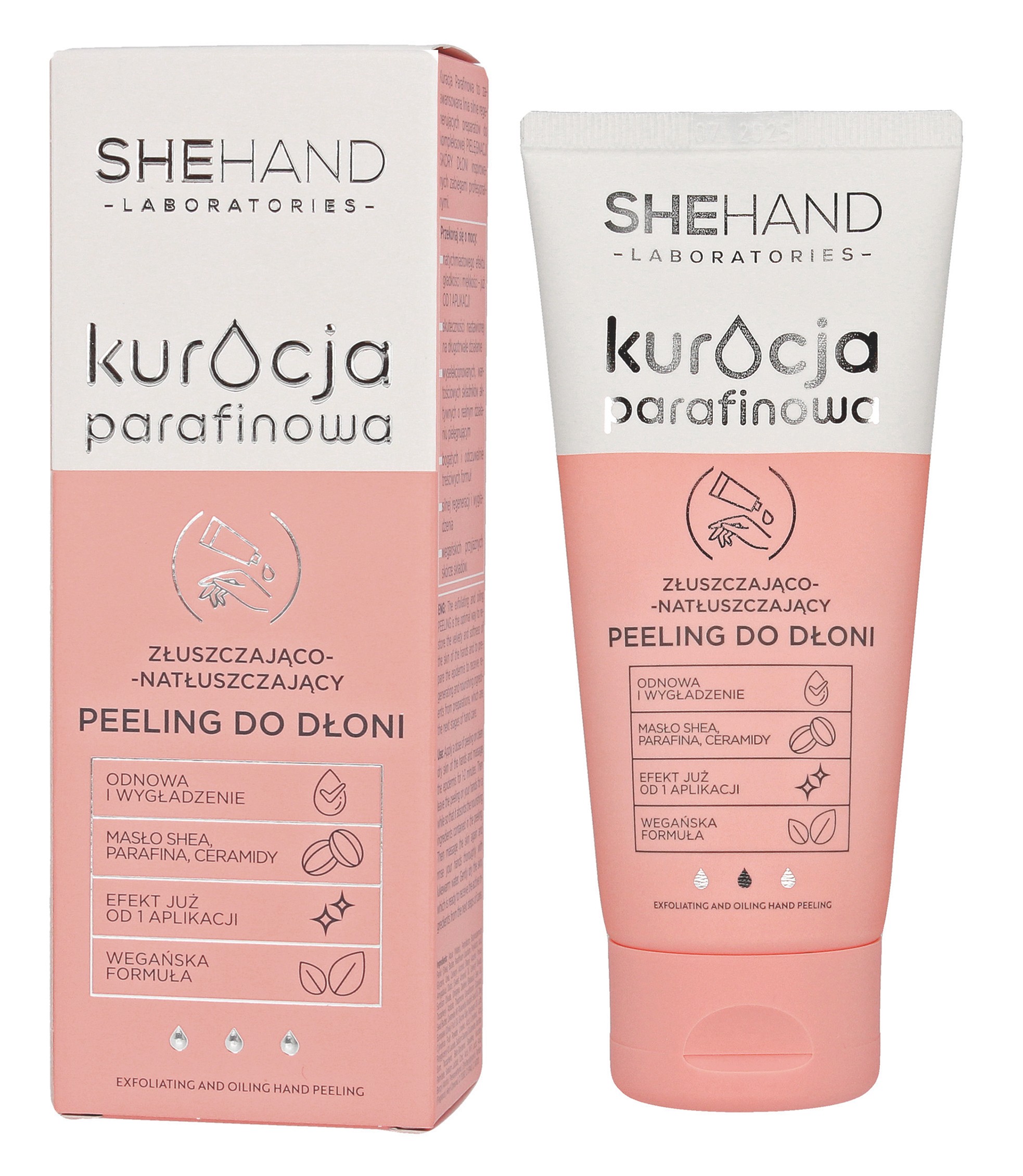 SHEHAND Kuracja Parafinowa Peeling do Dłoni 75g