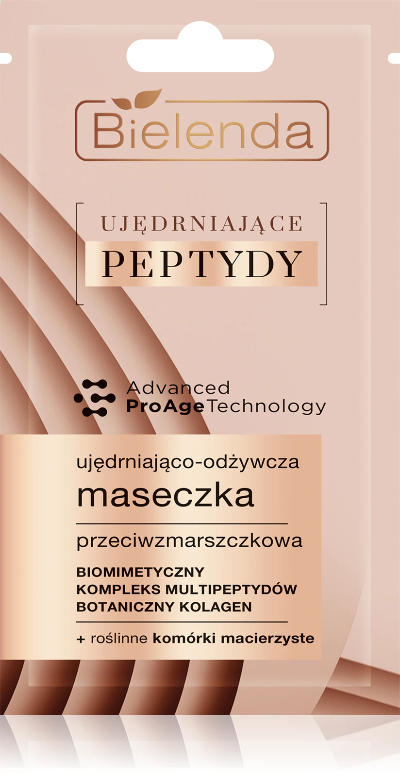 maseczka peptydowa na zmarszczki Bielenda Ujędrniające Peptydy
