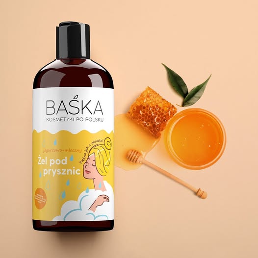 Baśka Żel pod Prysznic Jogurtowo Mleczny - obrazek 2