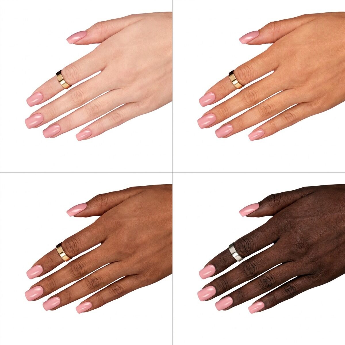 cielisty lakier hybrydowy elegancki manicure