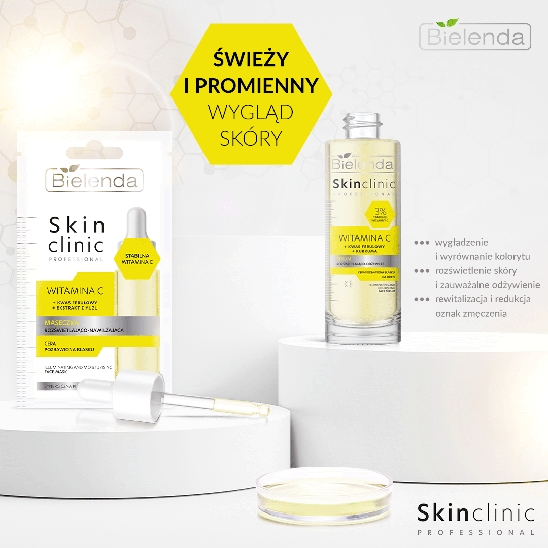 Bielenda Skin Clinic Professional Rozświetlająco-Odżywcze Serum do Twarzy - obrazek 3