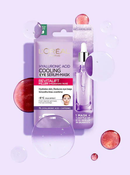 Loreal Revitalift Filler maska pod oczy na opuchnięcia