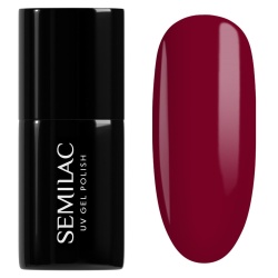 Ciemnoczerwony lakier Semilac Deep Red z bordową nutą