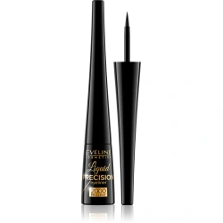 Czarny wodoodporny eyeliner w płynie Eveline Liquid Precision 2000