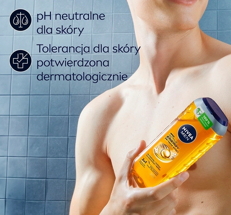 Nivea Men Active Energy żel pod prysznic 3w1