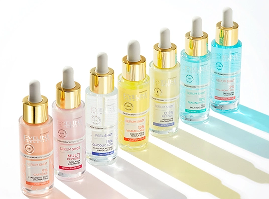 Eveline Serum Shot Rozświetlające Serum do Twarzy, Szyi i Dekoltu 15% Witaminy C + CG - obrazek 4