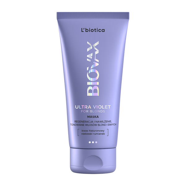 maska Biovax neutralizująca żółte tony we włosach blond