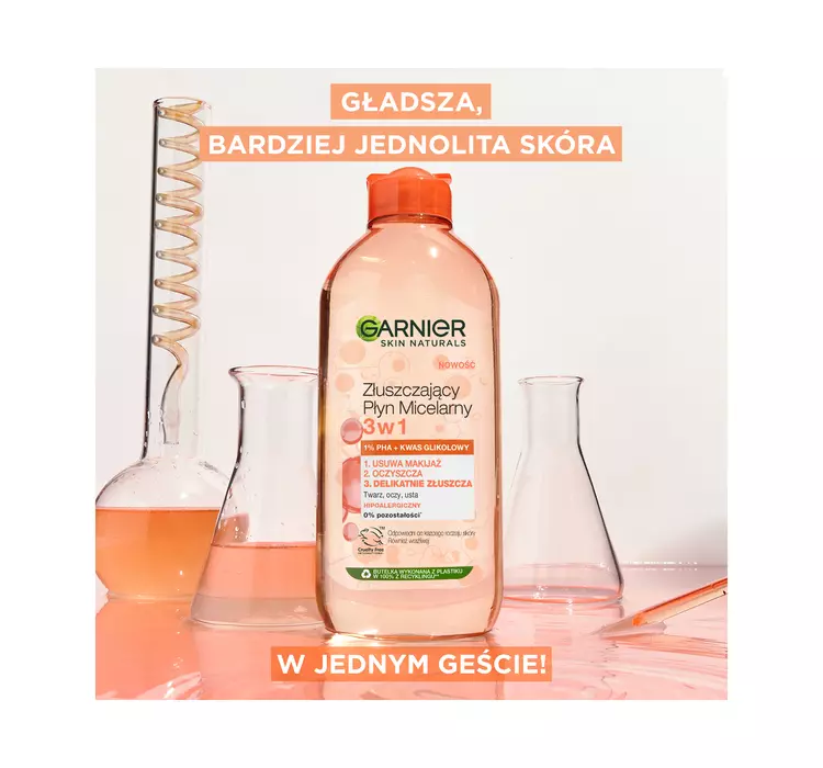Garnier Skin Naturals Złuszczający Płyn Micelarny 3w1 - obrazek 6