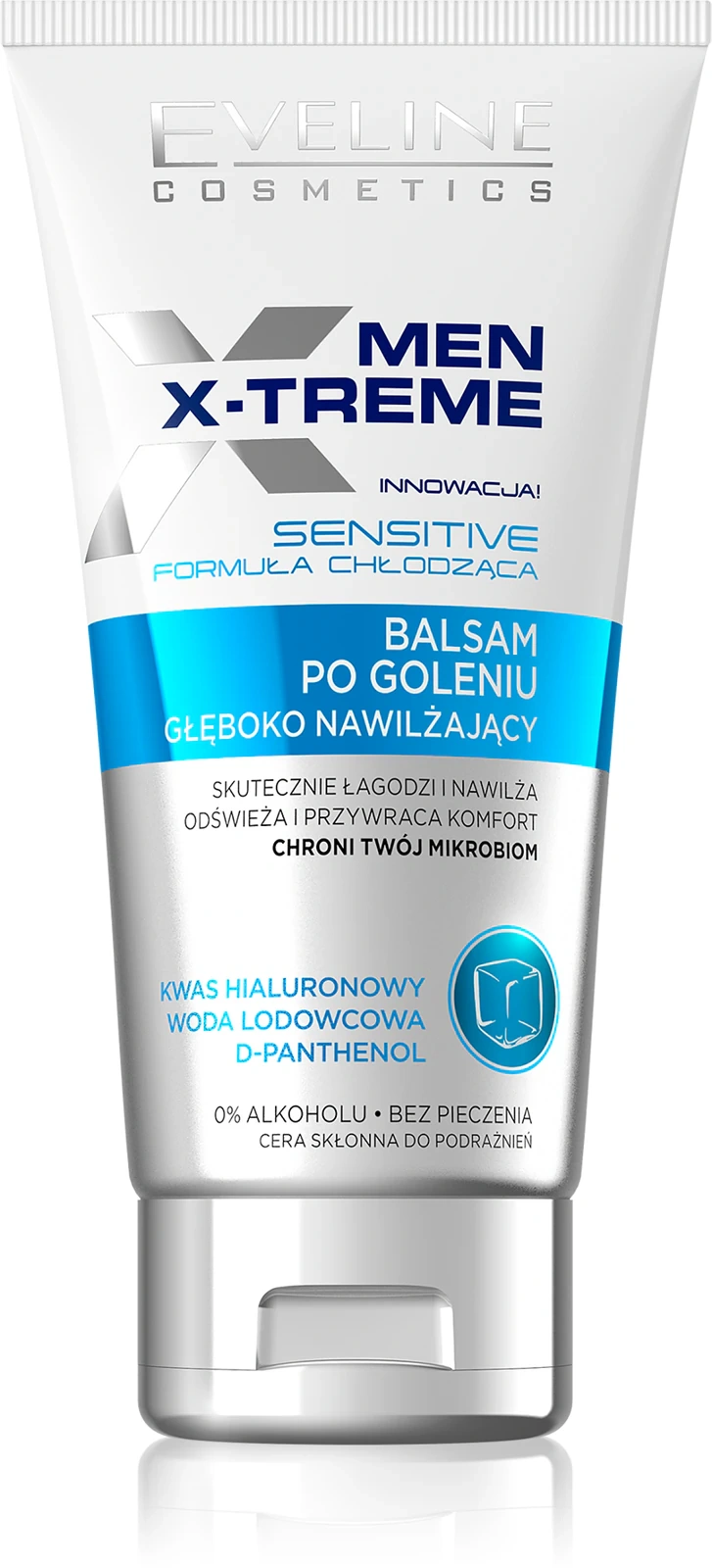 balsam po goleniu Eveline Sensitive z kwasem hialuronowym
