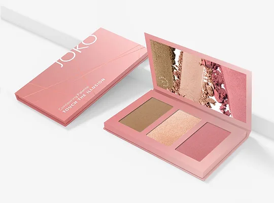 Joko Touch The Illusion Paleta do Konturowania 01 Pink - obrazek 2
