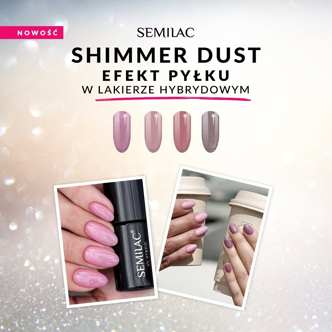 karmelowy lakier hybrydowy elegancki manicure
