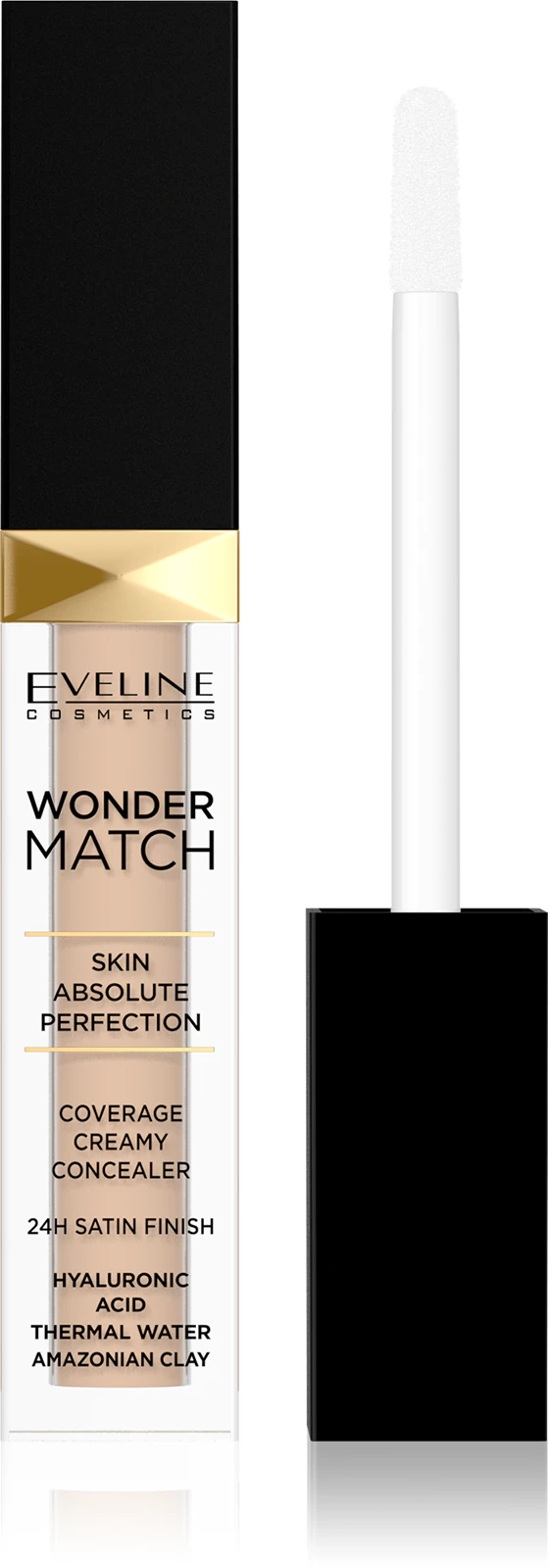 Korektor w płynie na cienie i niedoskonałości Eveline Wonder Match 25 Sand Nude
