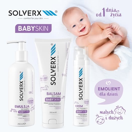 Łagodząco-ochronna emulsja do kąpieli od 1. dnia życia Solverx Baby Skin - obrazek 8