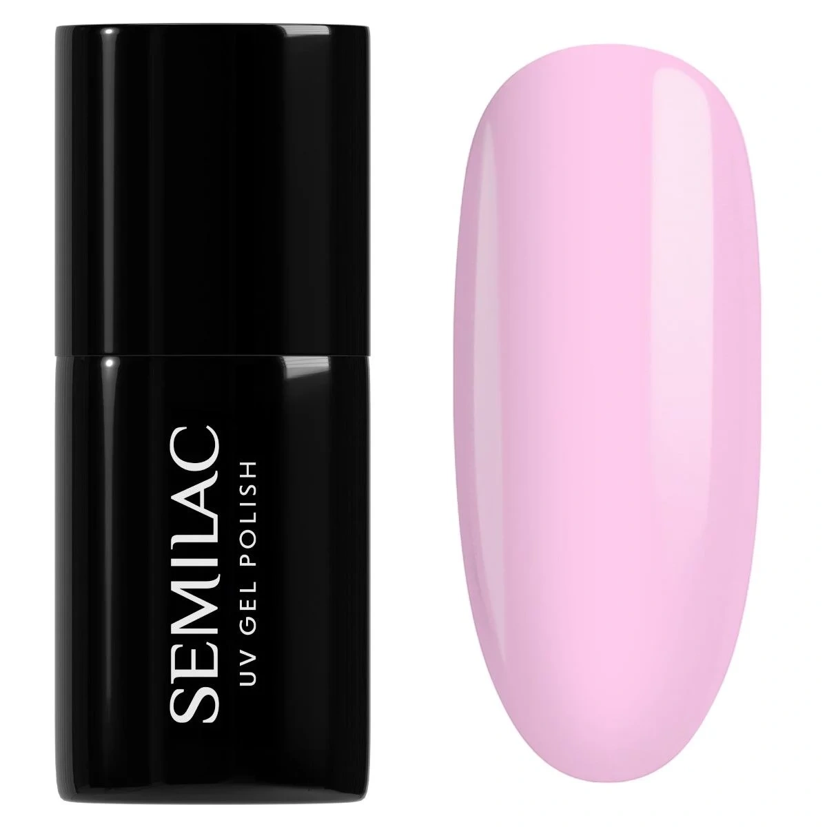 Lilioworóżowy lakier hybrydowy Semilac Pink Smile 056