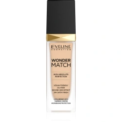 podkład wygładzający dopasowujący się Eveline Wonder Match 011 almond