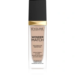 podkład wygładzający dopasowujący się Eveline Wonder Match 012 light natural