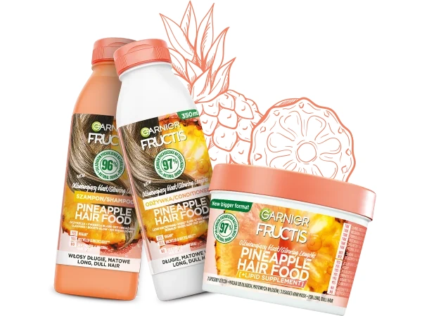 Garnier Hair Food Pineapple maska do włosów matowych