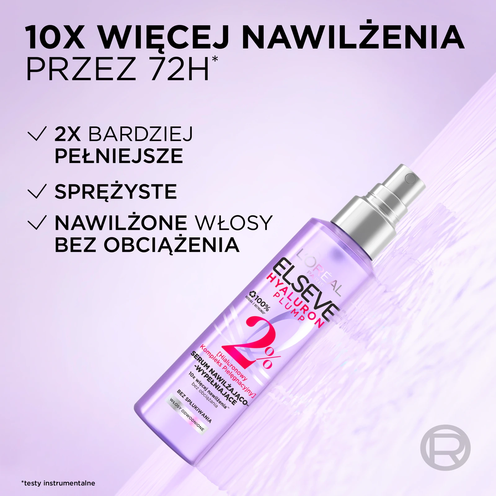 serum do włosów odwodnionych bez obciążenia