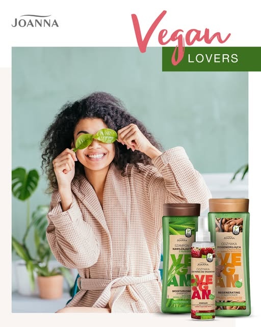 Nawilżający szampon z aloesem do włosów suchych i normalnych Joanna Vegan - obrazek 3