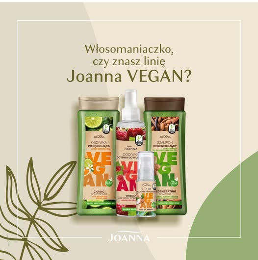 Nawilżający szampon z aloesem do włosów suchych i normalnych Joanna Vegan - obrazek 5