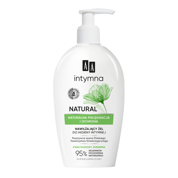 żel intymny AA Natural na pieczenie i swędzenie
