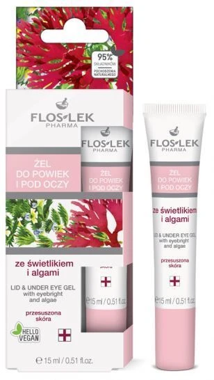 żel pod oczy ze świetlikiem i algami na cienie Floslek
