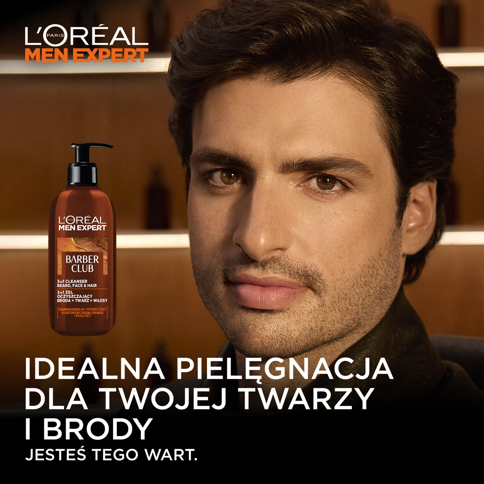 żel do brody z olejkiem cedrowym