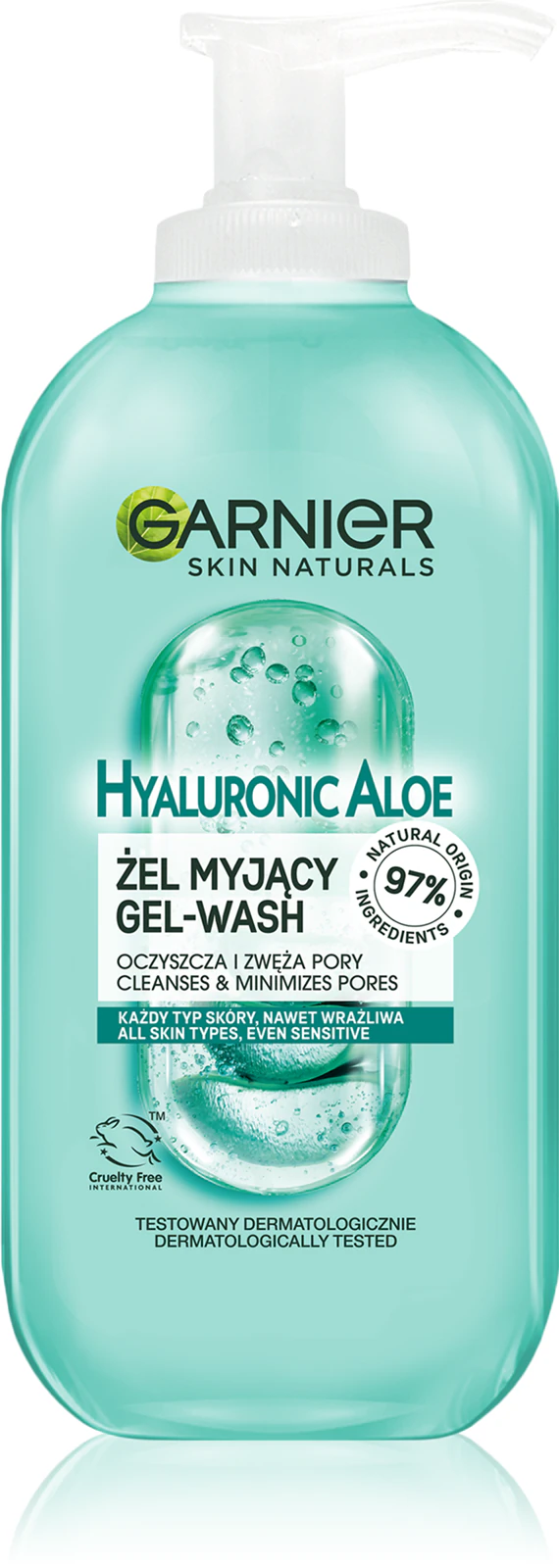 żel Garnier Hyaluronic Aloe na widoczne pory