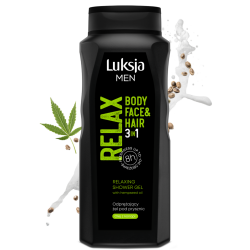 żel 3w1 Luksja Men z organicznym olejem konopnym