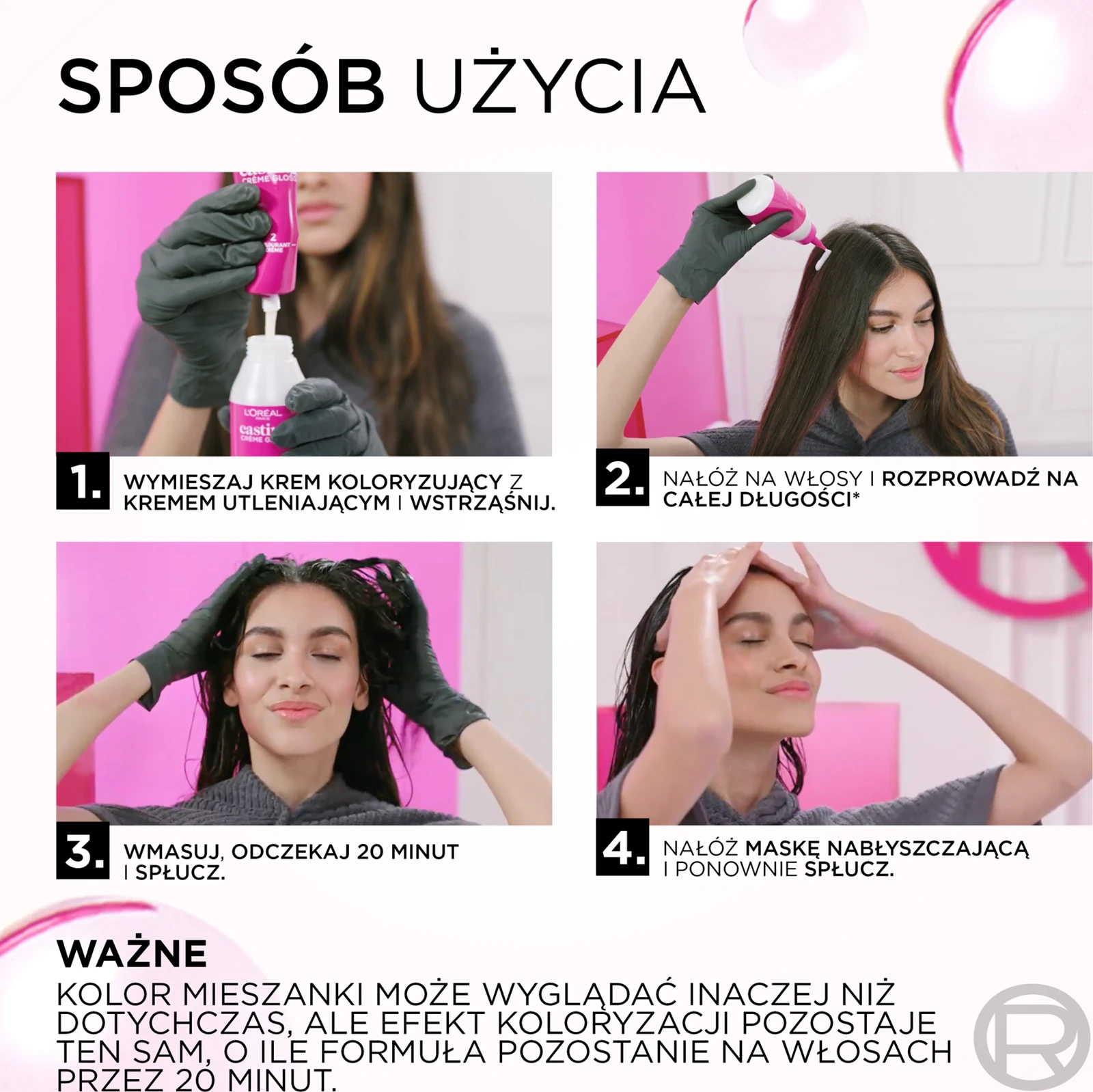 półtrwała farba do włosów chłodny brąz