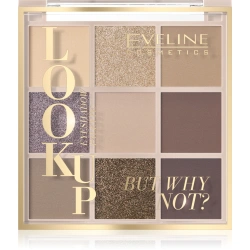 Paleta cieni do powiek nude w beżach i brązach Eveline Look Up But Why Not