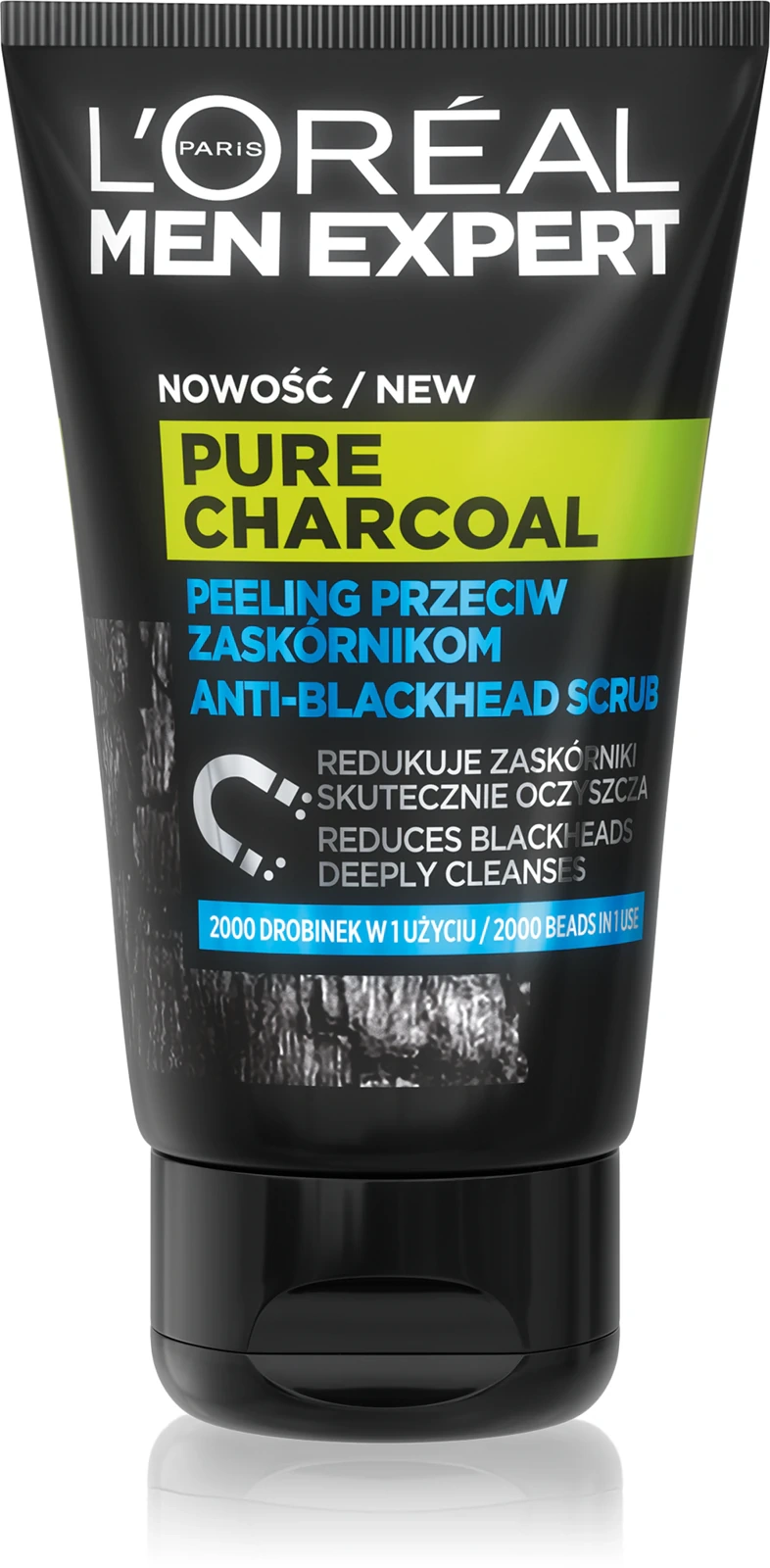 peeling Loreal Men Expert z węglem na zaskórniki