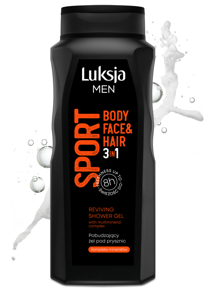 żel 3w1 Luksja Men Sport z minerałami