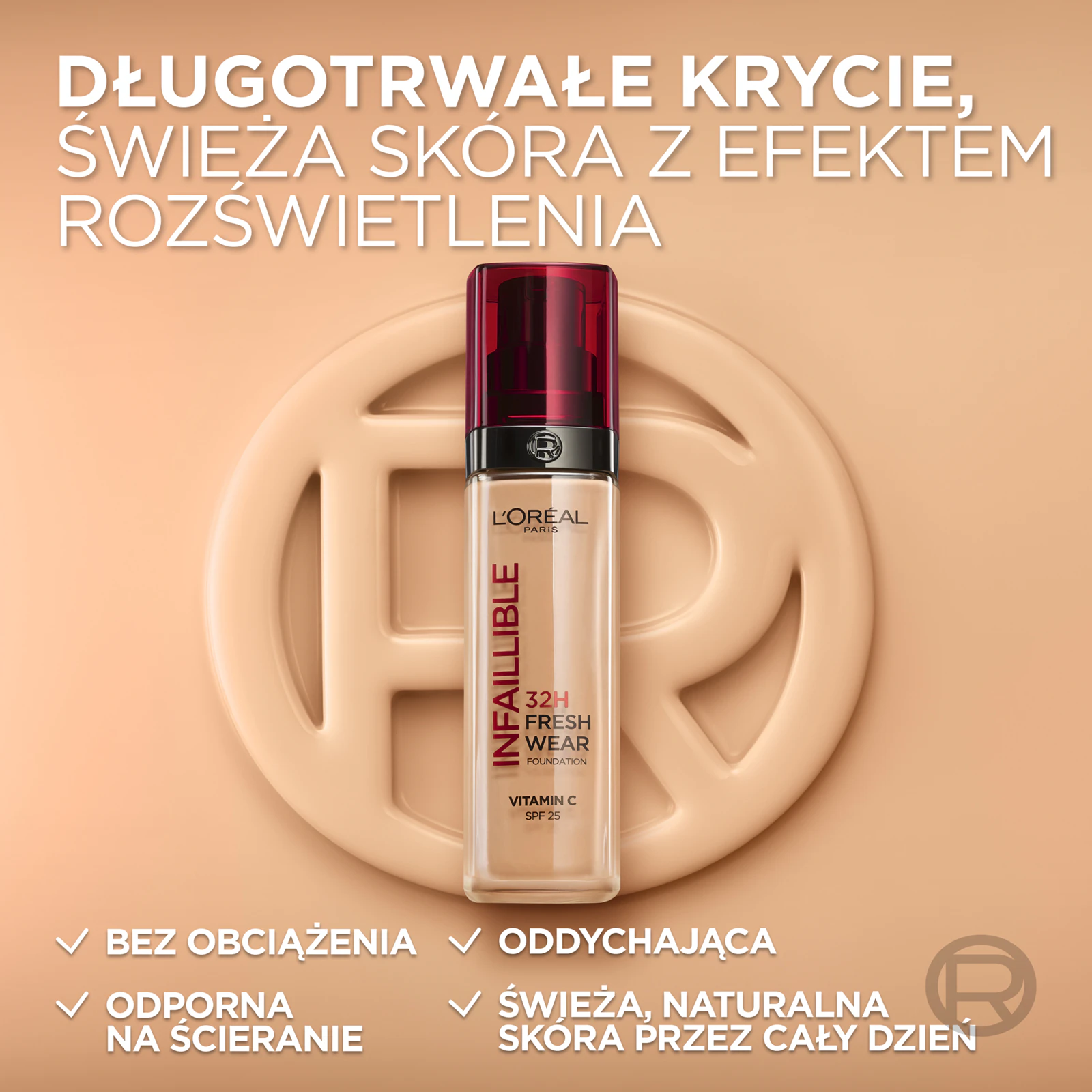 podkład na długi dzień bez rolowania