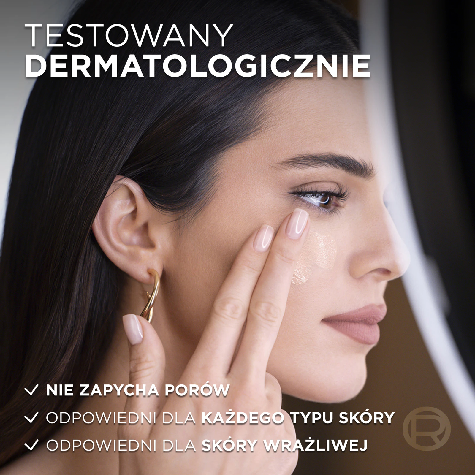 podkład do strefy T i policzków