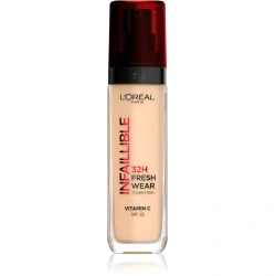 Podkład długotrwały kryjący SPF 25 Loreal Infaillible 32H Fresh Wear 100 Linen
