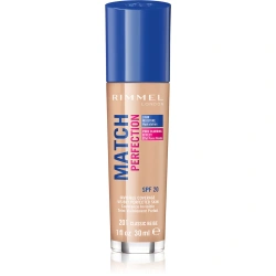 Podkład dopasowujący się do skóry SPF 20 Rimmel Match Perfection 201 Classic Beige