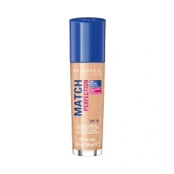 Podkład dopasowujący się do skóry SPF 20 Rimmel Match Perfection 81 Fair Ivory