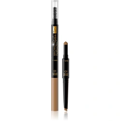 Precyzyjna kredka do brwi 3w1 Eveline Brow Styler Multifunction 01 Medium Brown