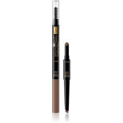 Precyzyjna kredka do brwi 3w1 Eveline Brow Styler Multifunction 02 Dark Brown