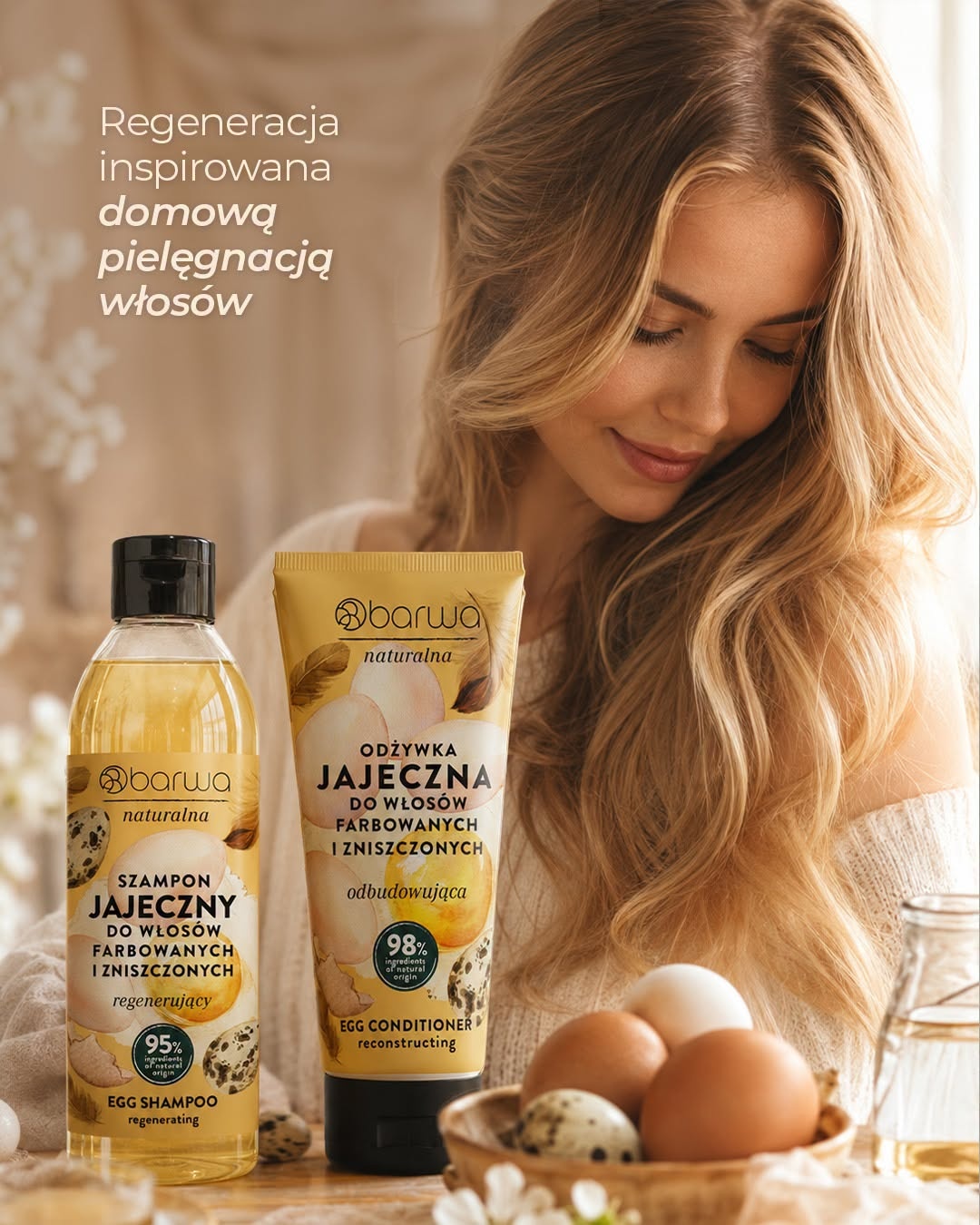 regenerujący szampon do włosów farbowanych