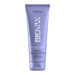 fioletowy szampon Biovax do blond i siwych włosów