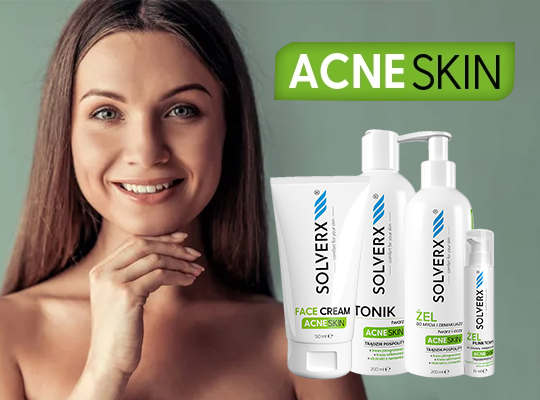 Solverx Acne Skin Żel do Mycia i Demakijażu Twarzy i Oczu - obrazek 3