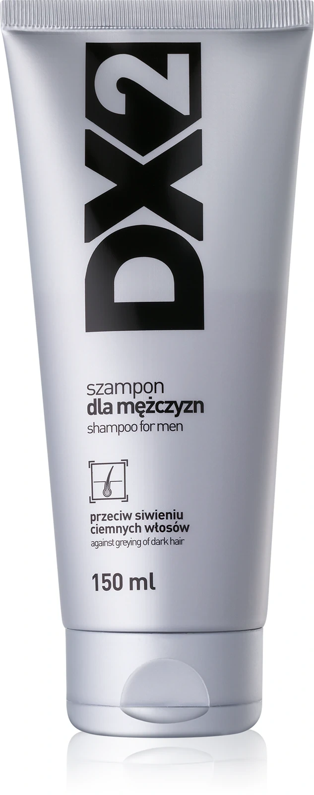 szampon DX2 stopniowo przyciemniający siwe włosy