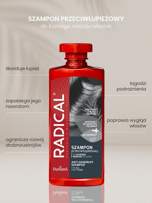 szampon ze skrzypem na łupież