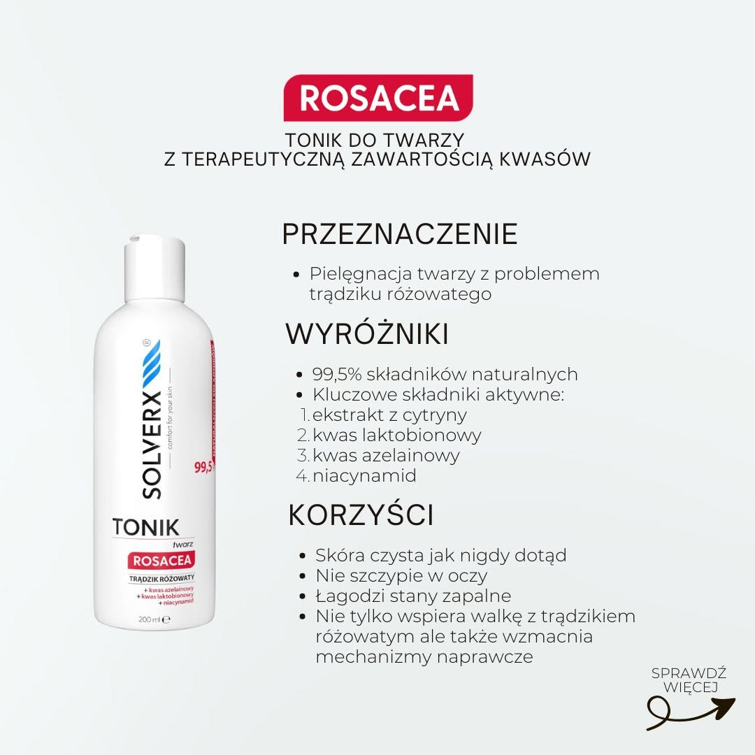 tonik do skóry z trądzikiem różowatym