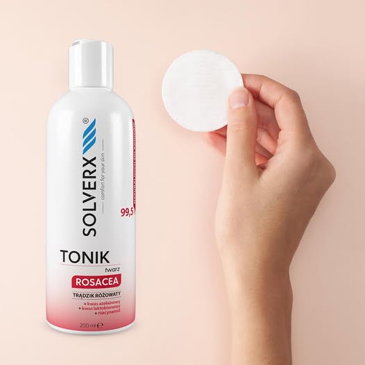 Solverx Rosacea tonik do cery naczynkowej z rumieniem